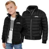 Odzież taktyczna i umundurowanie - Kurtka zimowa dziecięca Pit Bull Granger - Czarna 128 (8 Lat) - miniaturka - grafika 1