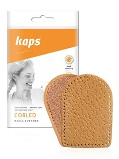 Podpiętki do butów skórzane z korkiem naturalnym Kaps Corled-35/39 - Akcesoria obuwnicze - miniaturka - grafika 1