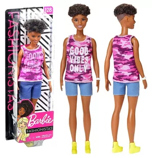 Mattel Barbie Fashionistas Modne przyjaciółki GHP98 - Lalki dla dziewczynek - miniaturka - grafika 1