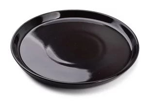 Lumarko Lumarko Nadine Black Talerz Obiadowy Śr.24cm HTPM5215 Mondex - Talerze - miniaturka - grafika 1