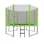 Trampoliny - Trampolina Ogrodowa 10FT 305cm Zielona - miniaturka - grafika 1