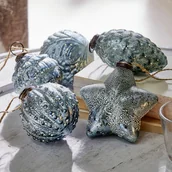 Ozdoby bożonarodzeniowe - Świąteczna zawieszka, zestaw 5 szt. Feuilles - miniaturka - grafika 1