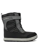 Buty dla dziewczynek - Merrell Śniegowce Snow Storm 2.0 Wtrpf Mk267154 Szary - miniaturka - grafika 1