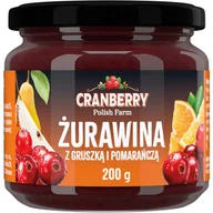Konfitury, marmolady, powidła - CRANBERRY Żurawina z Gruszką i Pomarańczą 200g - miniaturka - grafika 1