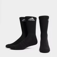 Skarpetki damskie - ADIDAS 3 PACK CREW SOCKS  CZARNY DZ9357 - adidas - miniaturka - grafika 1
