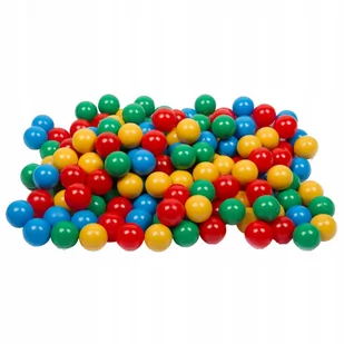 Piłeczki piłki kulki do suchego basenu, Misioo, 6 cm, 100 szt: niebieskie, zielone, czerwone, żółte - Suche baseny - miniaturka - grafika 1