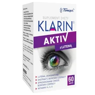 Wzrok i słuch - Farmapol Klarin Aktiv z luteiną 60 szt. - miniaturka - grafika 1