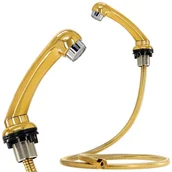 Pozostałe akcesoria fryzjerskie - Słuchawka do myjni fryzjerskiej wąż natryskowy E03-WP049-GOLD - miniaturka - grafika 1