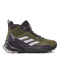 Buty trekkingowe damskie - Trekkingi adidas Terrex Trailmaker 2.0 Mid Gtx GORE-TEX IE9067 Zielony - miniaturka - grafika 1