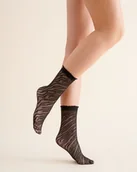 Skarpetki damskie - Skarpetki w zebrę Ama - miniaturka - grafika 1