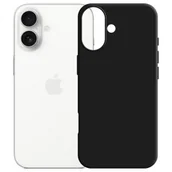 Etui i futerały do telefonów - Etui 3MK Silicone Case do Apple iPhone 17 Czarny - miniaturka - grafika 1