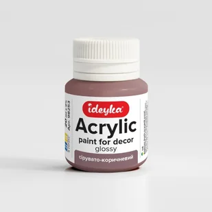 Farba akrylowa Szarobrązowy 20ml - Farby i media malarskie - miniaturka - grafika 1