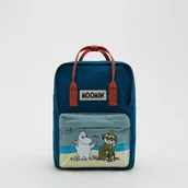 Plecaki - Reserved - Plecak Muminki z naszywką - Granatowy - miniaturka - grafika 1