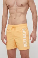 Stroje kąpielowe - Calvin Klein szorty kąpielowe kolor pomarańczowy - miniaturka - grafika 1