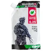 Amunicja i osprzęt ASG - Kulki Cybergun SWISS ARMS Białe BIO 0.25g BBs 1 kg - miniaturka - grafika 1