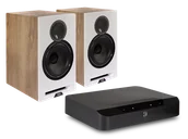 Zestawy stereo - Bluesound POWERNODE EDGE (czarny) + Debut Reference B6 (biały) - miniaturka - grafika 1