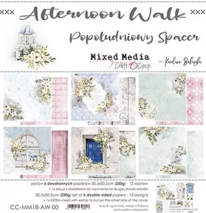 Zestaw papierów 30x30 cm Afternoon Walk - Scrapbooking - miniaturka - grafika 1