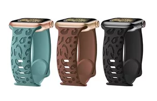 Zestaw 3 Bransoletek  w Panterkę dla Apple Watch Elegancja 42mm - Akcesoria do smartwatchy - miniaturka - grafika 1