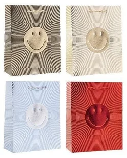 Torebka ozdobna 26x32x10cm hot-stamp mix Rozette - artykuł papierniczy - Opakowania i torebki na prezenty - miniaturka - grafika 1