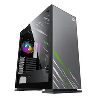 Obudowy komputerowe - Coil Obudowa Tower Atx Midi Usb 3.0 Pc Komputerowa Rgb Led Do Komputera Gaming Szkło Vega Pro Grey - miniaturka - grafika 1