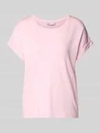 Koszulki i topy damskie - T-shirt o kroju comfort fit z mieszanki wiskozy model ‘MOSTER’ - miniaturka - grafika 1