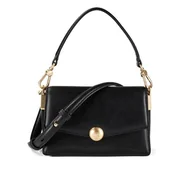 Torebki damskie - Lacoste Tennis Bliss Mini Torba Handbag Skórzany 18.5 cm czarny - miniaturka - grafika 1