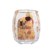 Świeczniki - Świecznik - tealight 13,5 cm Pocałunek - Gustav Klimt - miniaturka - grafika 1