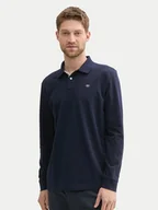 Koszulki męskie - Tom Tailor Polo 1043278 Granatowy Regular Fit - miniaturka - grafika 1