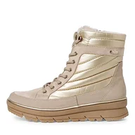 Botki damskie - Jana Damskie Softline 8-26266-41 wygodne szerokie wygodne buty z ciepłą podszewką błyszczący materiał wierzchni botki, beżowe, 40 EU, beżowy, 40 EU Weit - miniaturka - grafika 1