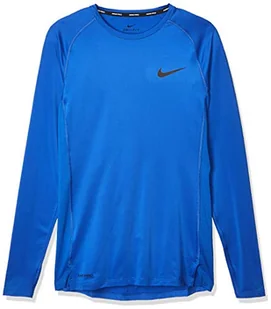Nike M NP TOP LS Tight Long Sleeved T-Shirt, Game royal/(Black), S - Koszulki i topy damskie - miniaturka - grafika 1