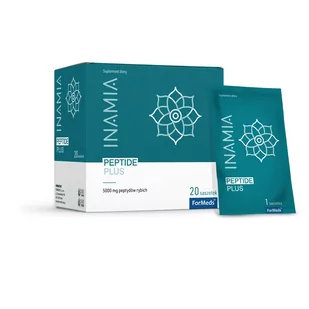 Formeds INAMIA Peptide Plus 5000 mg Peptydy Kolagenowe Rybie (20 saszetek) ForMeds FMS-143 - Włosy, skóra, paznokcie - miniaturka - grafika 1