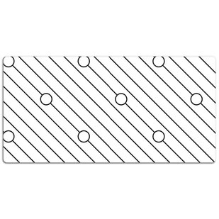Podkładka mata ochrona biurka Wzór w paski 120x60cm, Dywanomat - Podkładki na biurko - miniaturka - grafika 1
