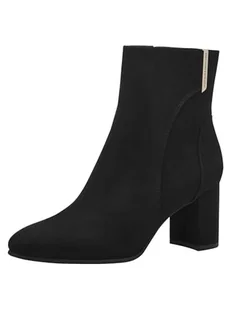 Marco Tozzi by Guido Maria Kretschmer Damskie botki Zip+Slip 2-85302-43 Modne kozaki, czarne, rozmiar 36 EU, czarny, 36 EU - Botki damskie - miniaturka - grafika 1