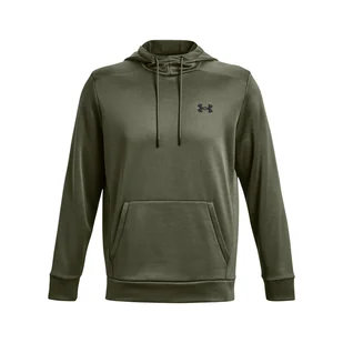 Męska Bluza UNDER ARMOUR UA ARMOUR FLEECE HOODIE 1373353-390 – Oliwkowy - Bluzy męskie - miniaturka - grafika 1