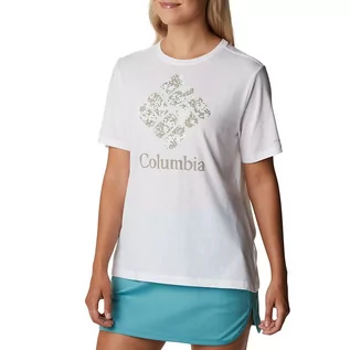 Koszulki sportowe damskie - Koszulka Columbia Bluebird Day 1934002108 - biała - grafika 1