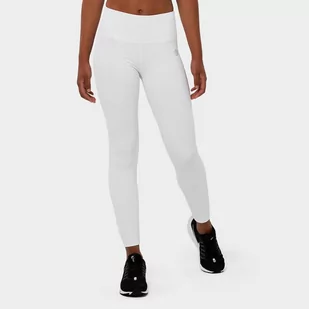 Legginsy średni stan Fitness SIROKO Run Biały Kobieta - Spodnie sportowe damskie - miniaturka - grafika 1