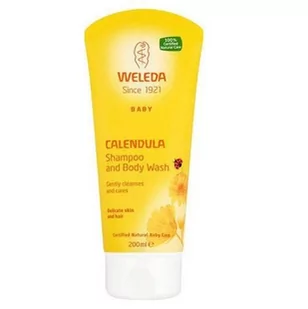 Weleda Baby Calendula Shampoo And Body Wash szampon do włosów 200 ml - Kosmetyki kąpielowe dla dzieci - miniaturka - grafika 3