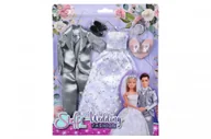 Lalki dla dziewczynek - teffi Love Wedding Fashion, romantyczna suknia ślubna i garnitur ślubny - miniaturka - grafika 1