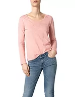 Bluzki damskie - Marc O'Polo 215552191 Koszulka z długim rękawem Kobiety, różowy (Strawberry Cream 612), XXS - miniaturka - grafika 1