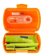 Zestawy kosmetyków damskich - Curaprox Travel Set Ortho - zestaw pomarańczowy - miniaturka - grafika 1