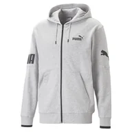 Bluzy sportowe męskie - Puma Bluza Power Colorblock Fz Tr 67332704 - miniaturka - grafika 1
