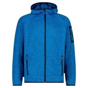 CMP Męska kurtka Knit-tech z kapturem ze stałym kapturem męska kurtka Knit-Tech z kapturem - Kurtki męskie - miniaturka - grafika 1