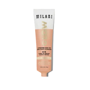 MILANI Glow Hydrating podkład 210 Light to Medium - Podkłady do twarzy - miniaturka - grafika 2