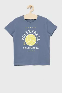 Koszulki dla dziewczynek - Name it t-shirt bawełniany dziecięcy z nadrukiem - - grafika 1