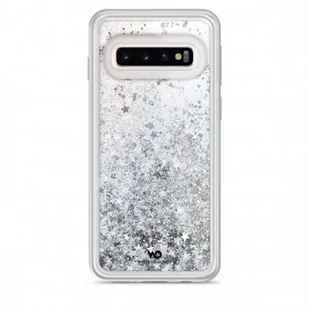 Hama White Diamonds Sparkle Case Samsung Galaxy S10 Srebrne Gwiazdki - Etui i futerały do telefonów - miniaturka - grafika 1