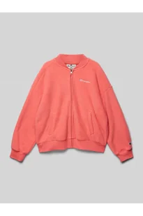 Bluza rozpinana z wyhaftowanym logo - Champion - Bluzy damskie - miniaturka - grafika 1