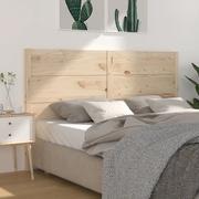Inne meble do sypialni - Lumarko Wezgłowie łóżka, 206x4x100 cm, lite drewno sosnowe - miniaturka - grafika 1