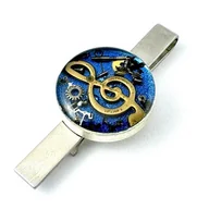 Spinki do mankietów i krawatów - Spinka do Krawata - Butka (blue) (unikat) - miniaturka - grafika 1