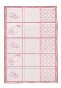 Ścierka Kuchenna Bawełniana, 50X70, Różowa Geometryczna, Sab-55 - Ściereczki, gąbki, czyściki - miniaturka - grafika 1