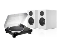 Zestawy stereo - Audio-Technica AT-LP5X (czarny) + A28 (biały) - miniaturka - grafika 1